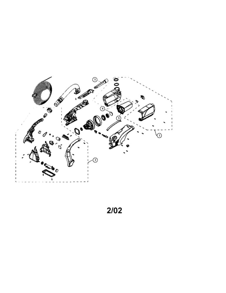 Hand Vacuum Diagram and Parts List for 08240  Dirt Devil Hand Vacuum